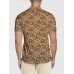 Coffee Beans And Coffee Cup Printing Men‘s Short Sleeve Polo
